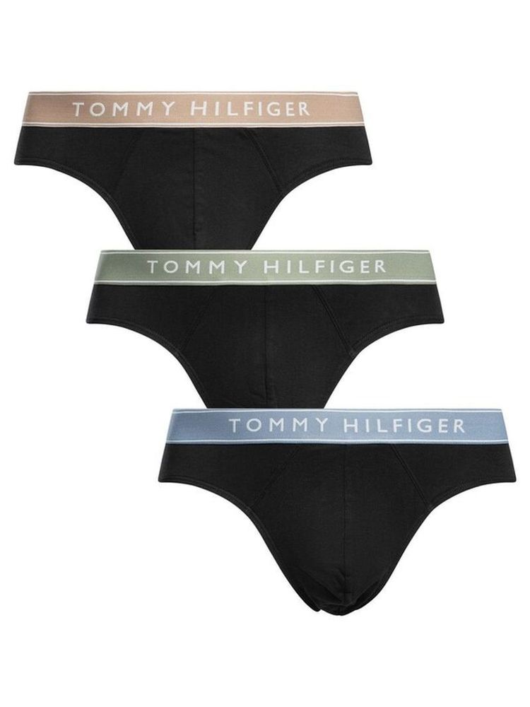 Мужские спортивные боксеры Tommy Hilfiger Everyday Essentials 3P - black/blue/green/brown