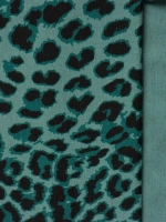 Лонгслив для девочки укороченный, леопард