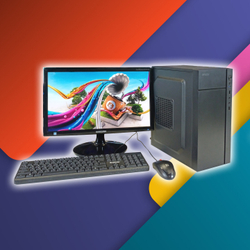 Компьютер с Монитором 19, для работы и дома, i3 4 ядра, ОЗУ-4GB, SSD 128GB, Windows 11
