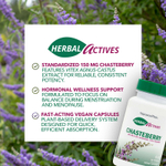 NaturesPlus, Herbal Actives, витекс, 150 мг, 60 капсул