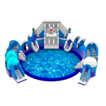 Наземный аквапарк «Морское царство» 21×20×6 м