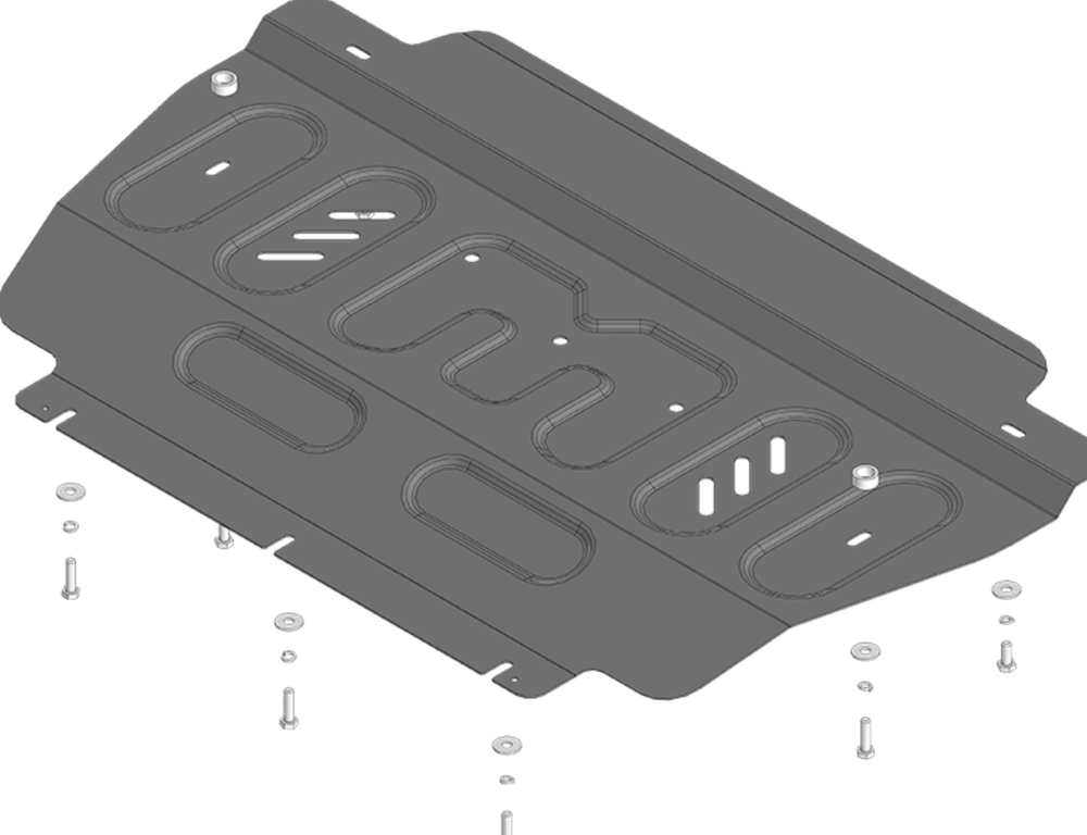 Защита радиатора для KGM Rexton; с 2023 MOTODOR.72804