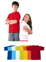 1074 Футболка детская однотонная (88-164)