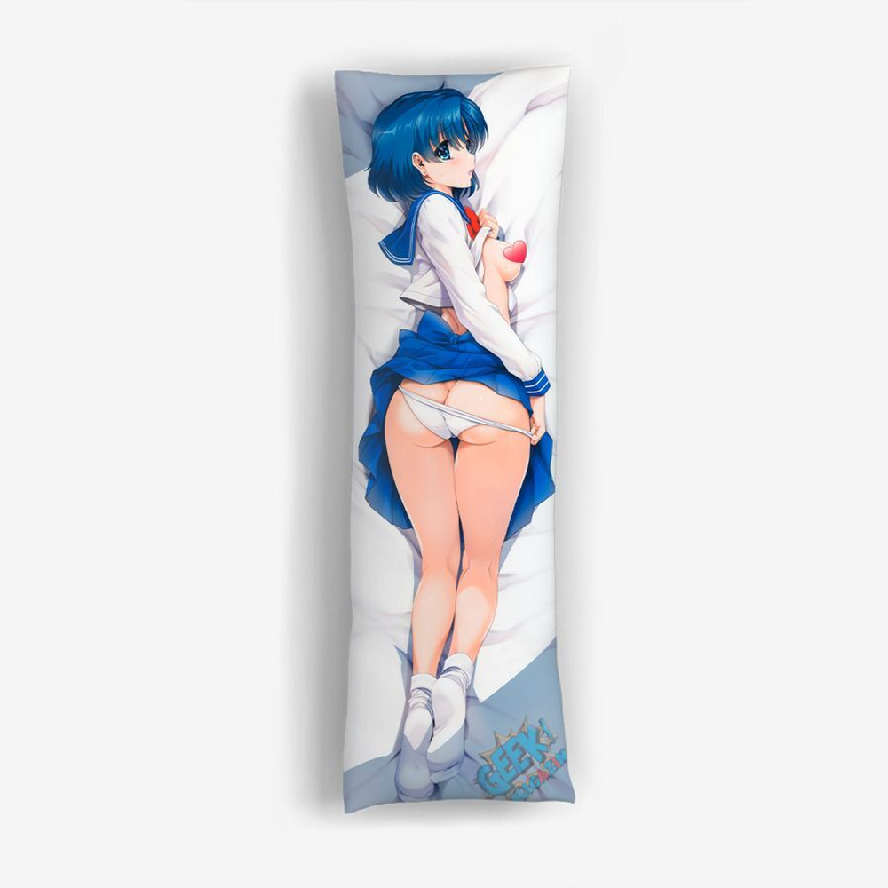 Дакимакура "Сеилор Меркурий / Sailor Mercury" 18+