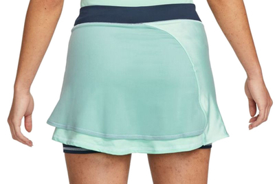 Теннисная юбка Nike Court Dri-Fit Slam Tennis Skirt W - mint foam/ocean cube/obsidian/black