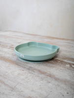 Силиконовая тарелка на присоске 400 мл Мишка, Mint