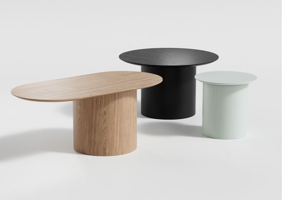 Столик Type D 40 см основание D 29 см (черный)