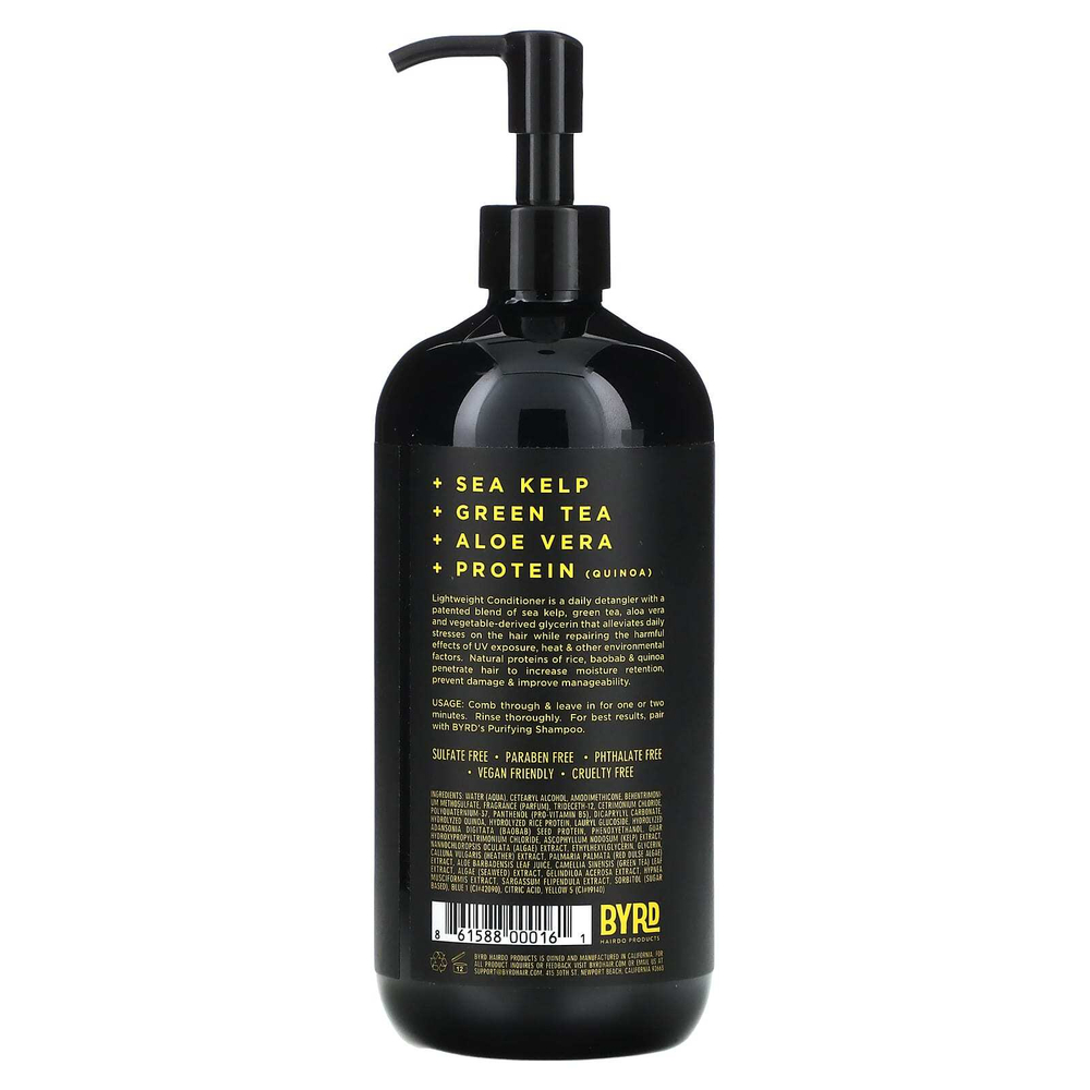 Byrd Hairdo Products, Легкий кондиционер, для всех типов волос, с соленым кокосом, 473 мл (16 жидк. унц.)