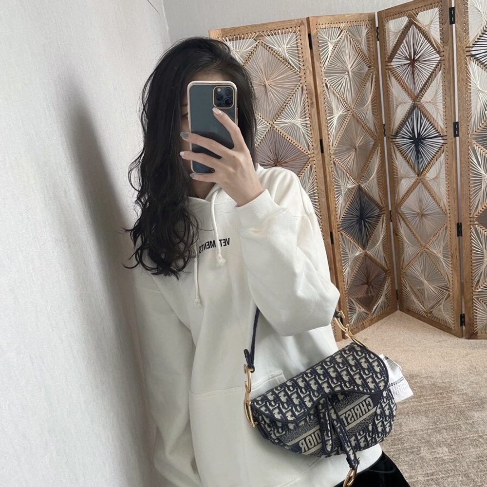 Christian Dior Saddle Bag 25 cm
