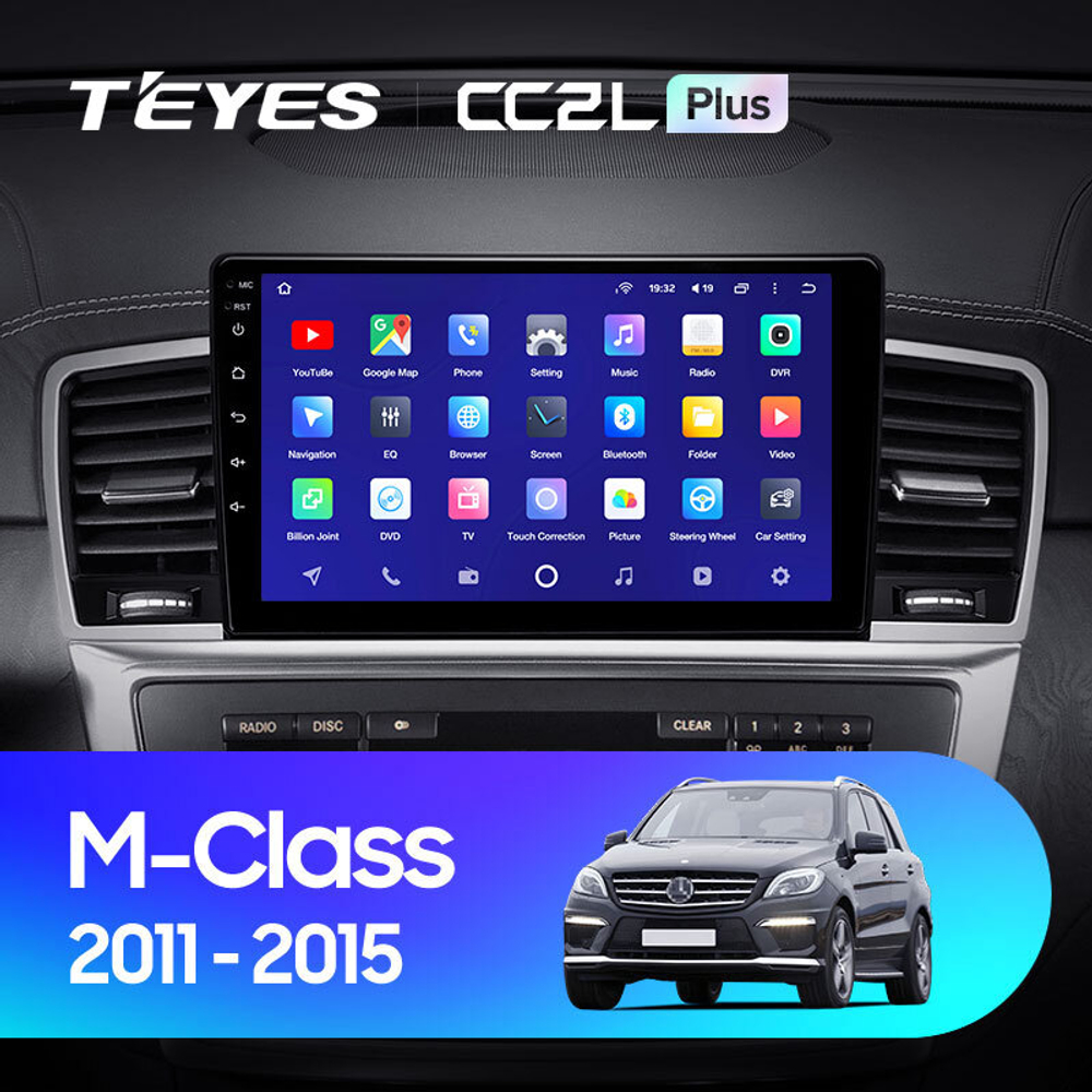 Teyes CC2L Plus 9"для Mercedes-Benz M-Class 2011-2015