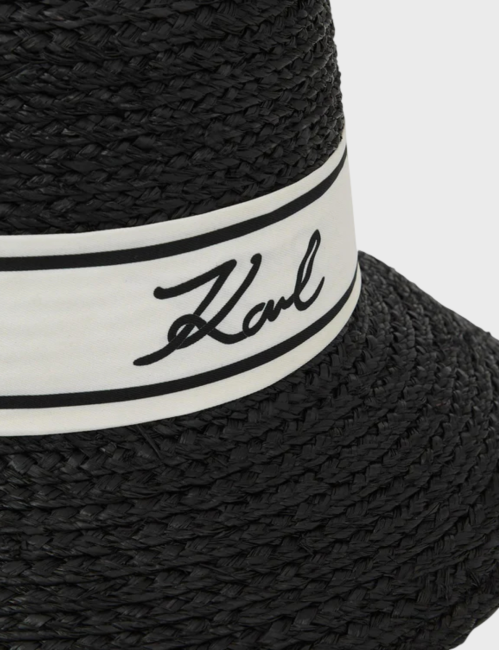 Шляпа KARL LAGERFELD K/Signature Raffia Hat