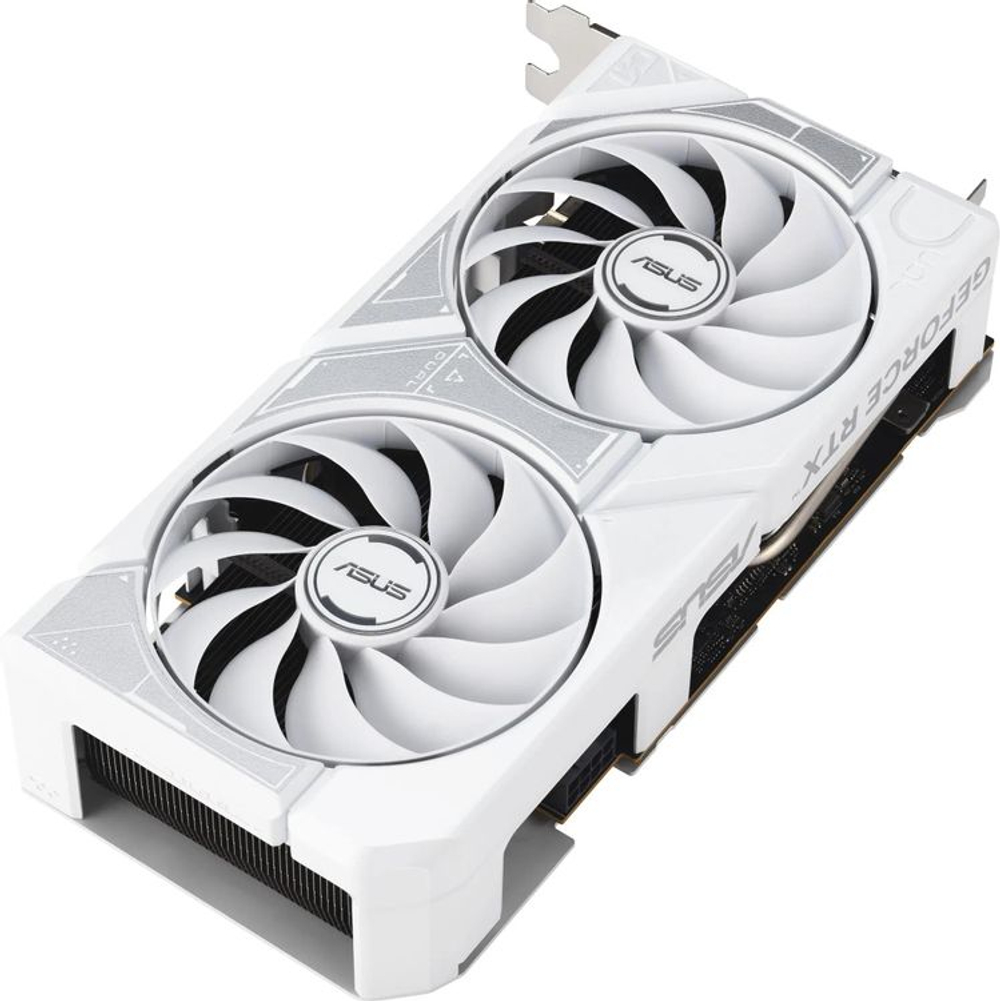 Видеокарта ASUS NVIDIA  GeForce RTX 5060 DUAL-RTX5060-O8G-WHITE 8ГБ Dual, GDDR7, OC,  Ret