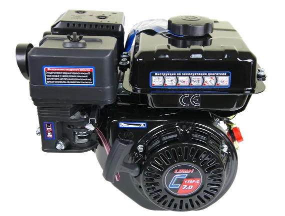 Двигатель бензиновый "LIFAN" 170F-C PRO 3А (7 л.с., катушка 3 А)