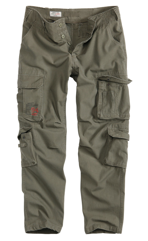 Штаны Surplus Airborne Vintage Slimmy (олива - olive)