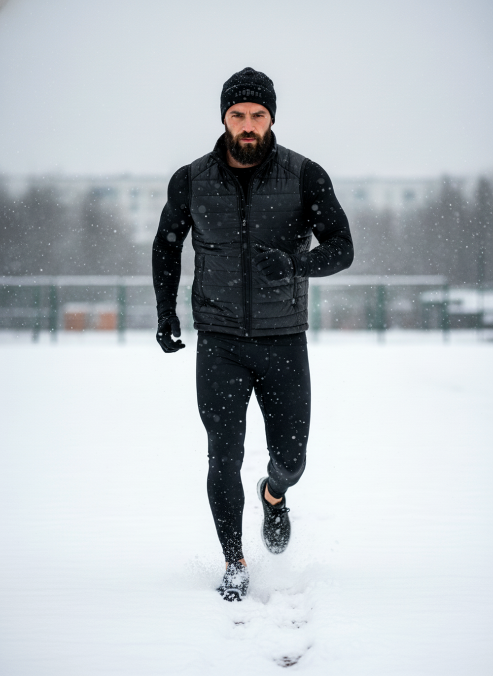 Шапка флисовая LEGENDA Original черная