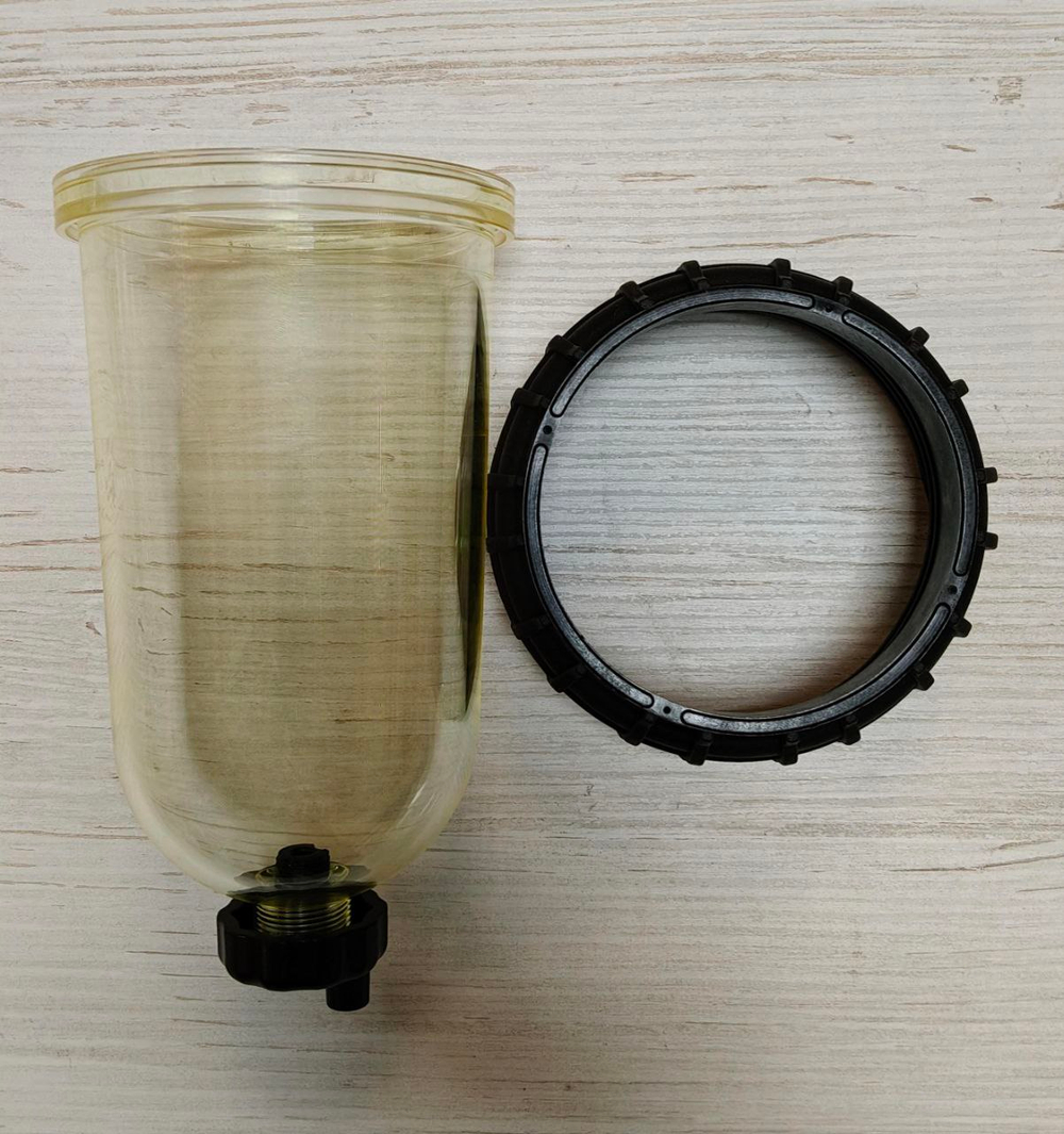 Ремкомплект прозрачной колбы с гайкой для Filtroll