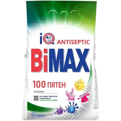 BIMAX Автомат СМС порошок 100 пятен 3 кг.