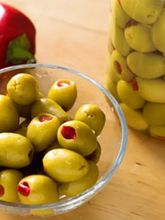Оливки зеленые AgaOglu фаршированные перцем 370 г x 2 шт