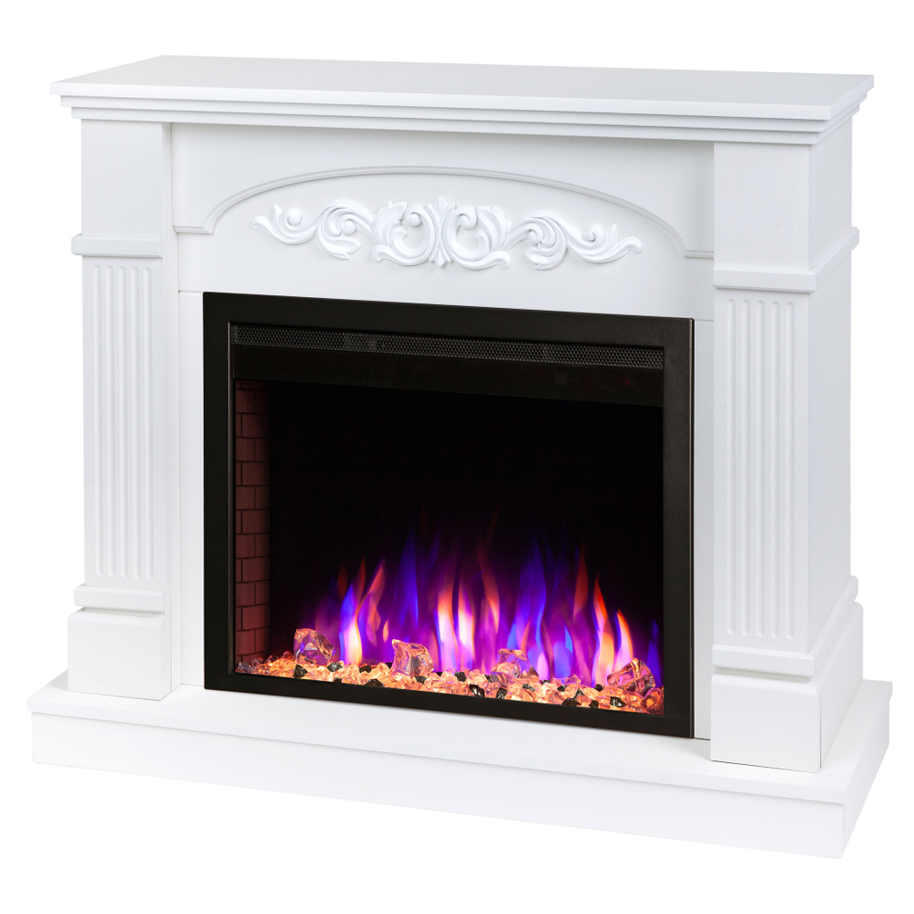 Каминокомплект Real Flame Cristina 25,5 WT с очагом Saphir 25,5