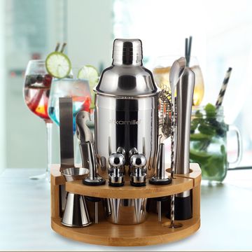 Набор бармена 11 предметов Kamille KM 7762 для приготовления коктейлей