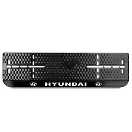 Номерные рамки на авто с LED подсветкой надписи Hyundai