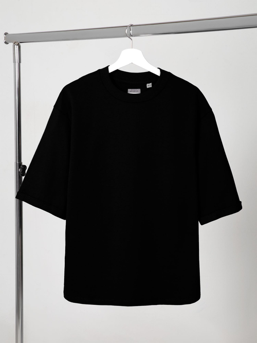 Футболка оверсайз унисекс 220гр/м2 черная