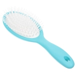 Расческа массажная «Lady Brush», форма овальная, цвет мятный, 22,5*7см (блистер Ultramarine)