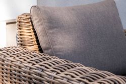 "Палермо" лаунж-зона из искусственного ротанга, цвет соломенный