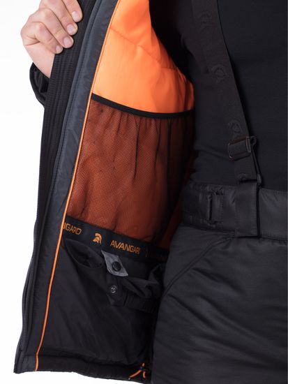 Куртка зимняя "Палмер" (черный/т.серый/с.серый)