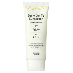 Purito Daily Go-To Sunscreen SPF50+ PA++++ солнцезащитный крем для чувствительной кожи на химических и физических фильтрах нового поколения