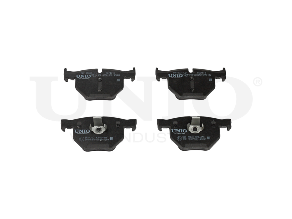 Колодки тормозные диск. задние UNIO BRP-20013