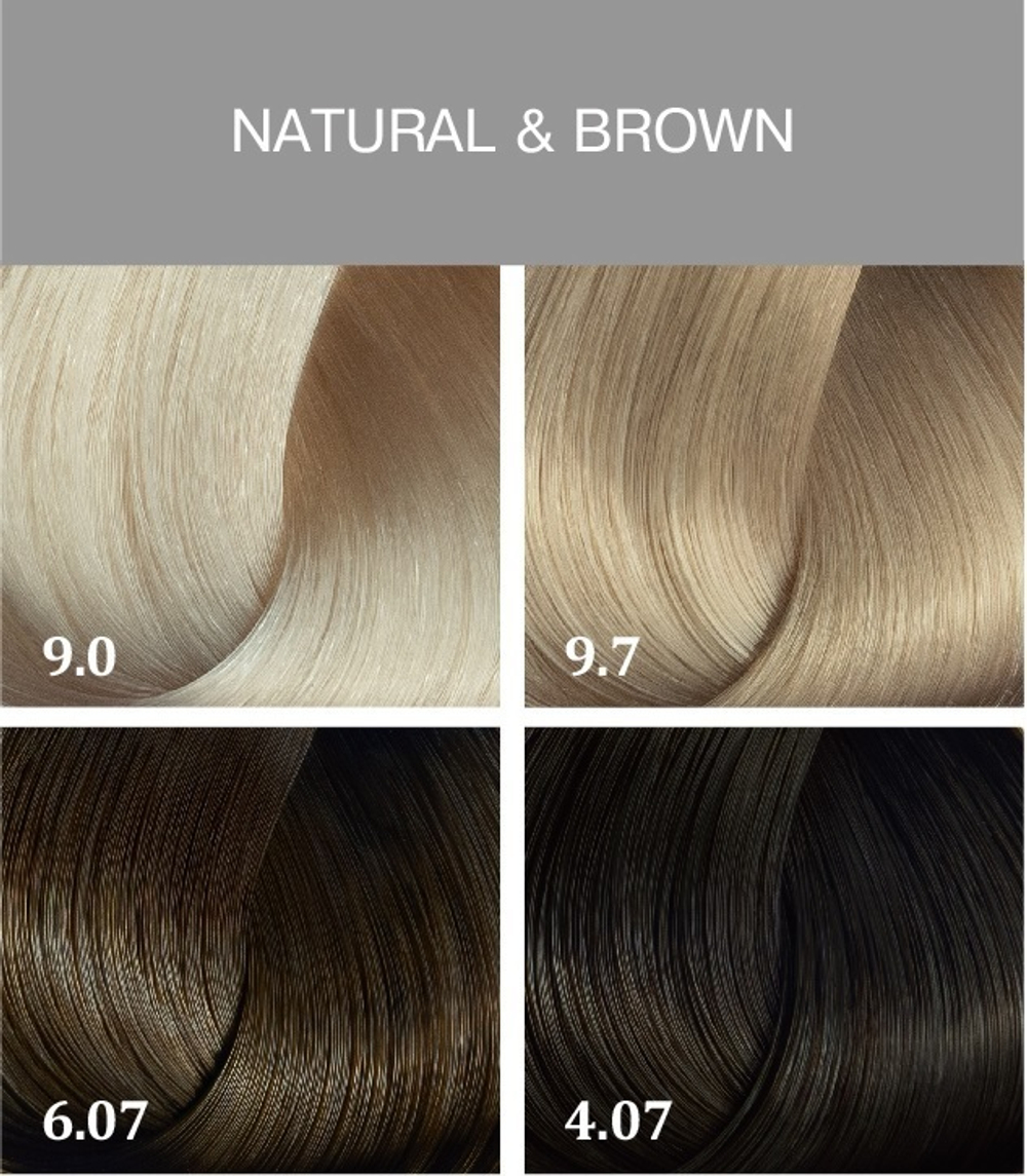 6.07 темно-русый натурально-шоколадный, безаммиачная краска Воuticle/ Atelier Hair Color Integrative