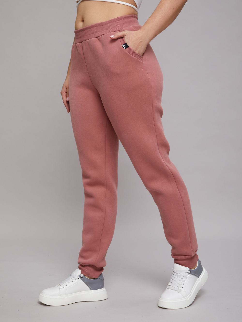 Брюки Бофн-042Х/пудровый