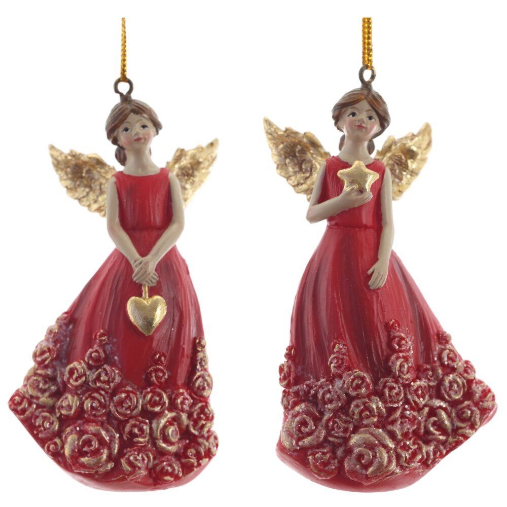 GAEM Фигурка декоративная подвеная "Ангел", L5 W3,5 H9,5 см, 2в.