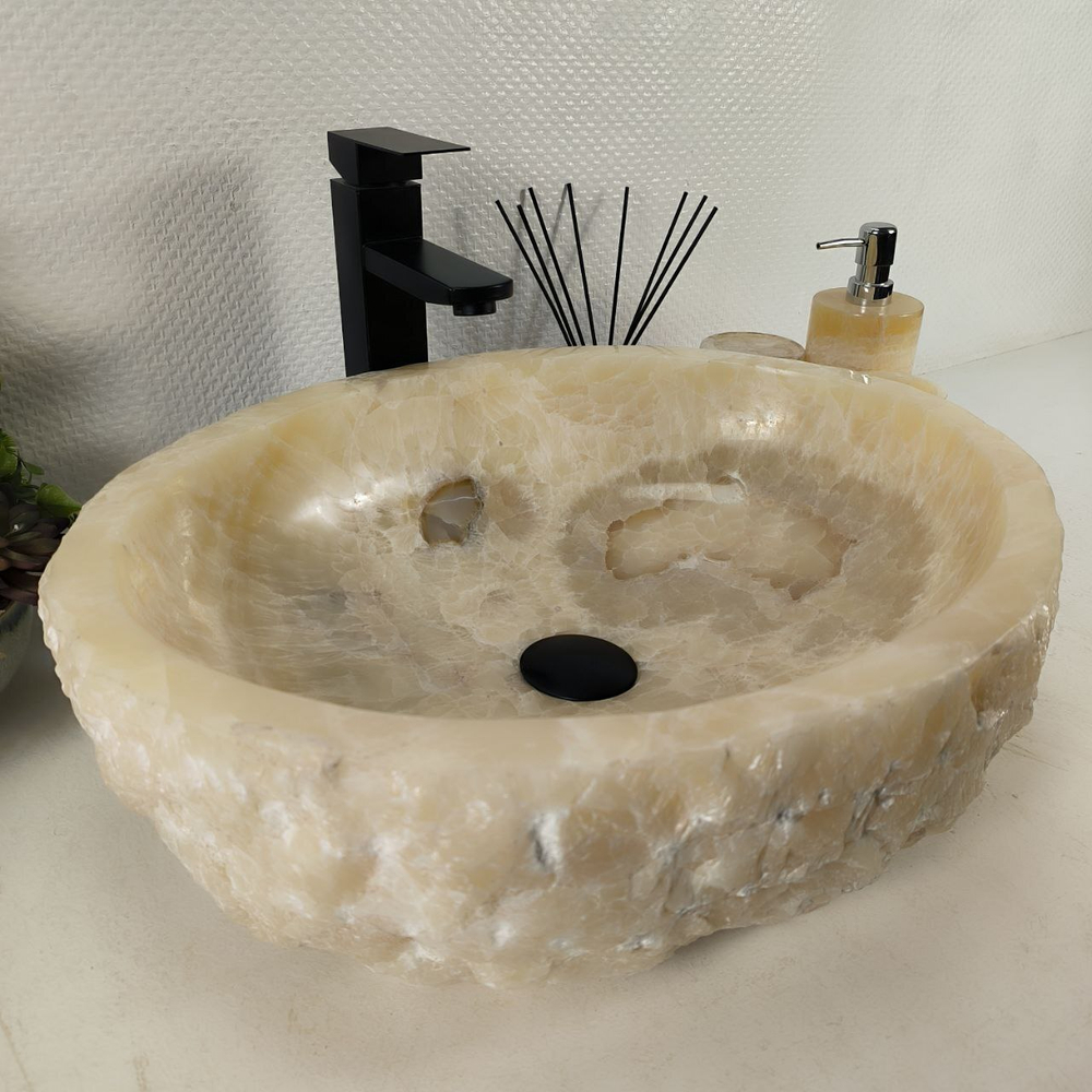 Раковина из оникса Erozy Yellow EO-64606 52*42*15 0159