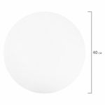 Холст грунтованный на подрамнике,  круглый 40 см, мелкое зерно, хлопок 100%, Brauberg