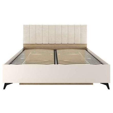 Кровать 1600 "ЕВА" с ортопедическим основанием и подъемным механизмом Дуб Экспресив - Сатин