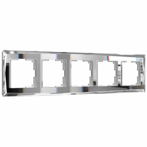 Рамка на 5 постов зеркальная Werkel W0051220 4690389158896