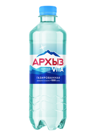 Архыз Vita горная прир. вода 0,5 л ПЭТ газ