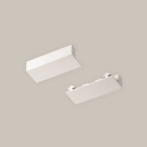 Комплект монтажный с заглушками Radity 2 штуки, белый TRA084EC-111W Technical tra084ec-111w