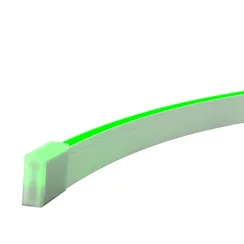 Гибкий неон 10х4 24В 9,6 Вт/м Зеленый IP67 5м Led Strip 432040