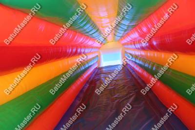 Надувной батут горка "Парк Юрского периода"