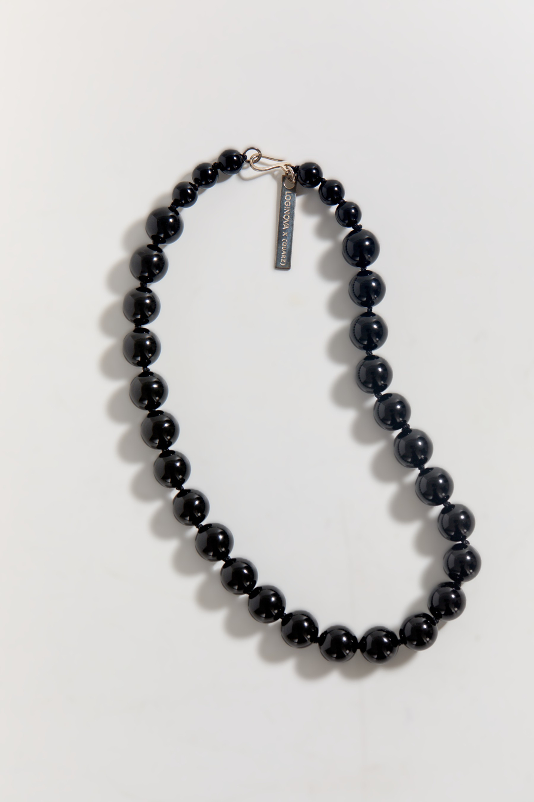 Бусы-чокер Agatha из черного агата Loginova x QUARZ