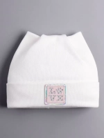 Шапка с ушками трикотажная осенняя