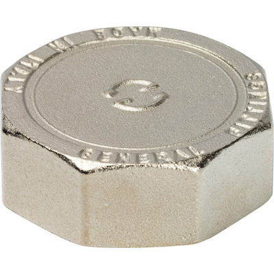 Заглушка STOUT ВР никелированная 1 1/2"