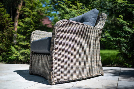 Кресло из ротанга в комплекте с подушками Besta Fiesta ВЕНЕЦИЯ, коричневый