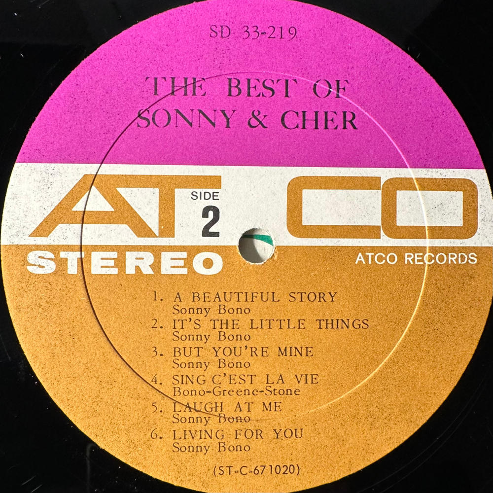 Sonny & Cher - The Best Of Sonny & Cher (США 1967г.)