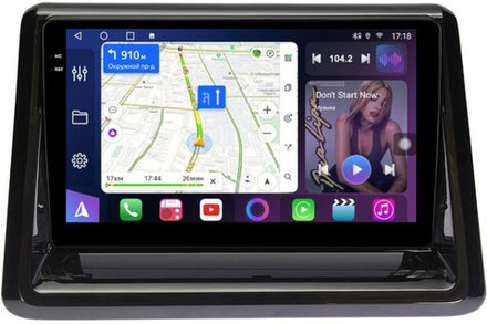 Магнитола для Toyota Noah R80, Voxy, Esqire 2014-2021 - FarCar 9535 монитор 9.5" QLED на Android 14, TS18, CarPlay, 4G SIM-слот