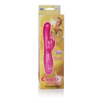 Розовый вибромассажер Fluttering Butterfly Vibes - 22 см. (Цвет: розовый)