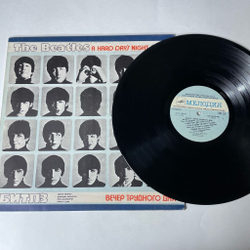 Винтажная виниловая пластинка LP The Beatles Битлз A Hard Day's Night Вечер Трудного Дня (СССР 1986) Tell Me Why